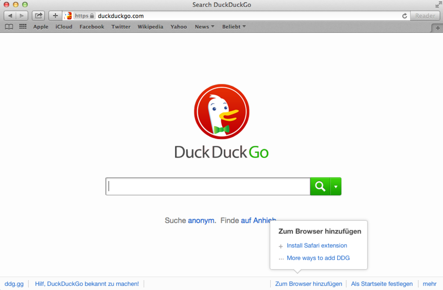 duckduckgo safari extension duckduckgo safari extension